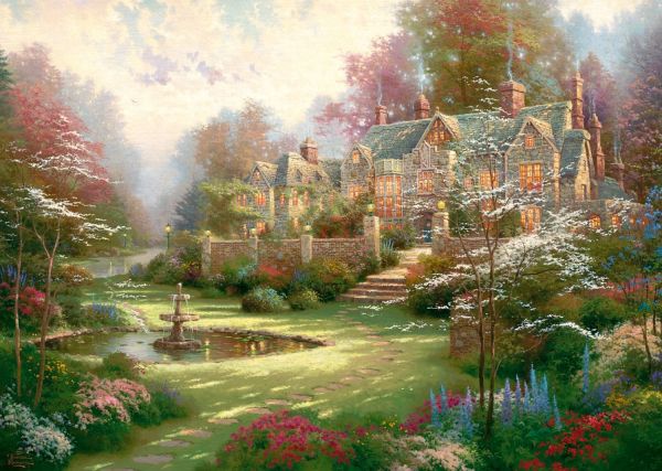 Schmidt 57453 - Thomas Kinkade: Landsitz, Puzzle 2000 Teile - Bei bücher.de  immer portofrei