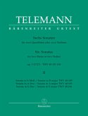 Sechs Sonaten op.2 TWV 40:104-106 für zwei Flöten oder Violinen
