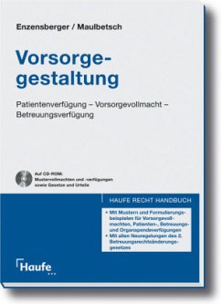 Vorsorgegestaltung, m. CD-ROM - Enzensberger, Florian; Maulbetsch, Thomas