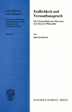 Cover Endlichkeit und Vernunftanspruch.