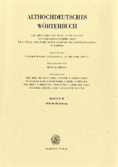 Cover 5.-11. Lieferung (thar ubari bis thuuungida) / Althochdeutsches Wörterbuch Lieferung 5-11, Tl.2