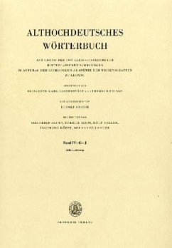 Cover 11. Lieferung (hatinga bis heilida) / Althochdeutsches Wörterbuch Lieferung 11