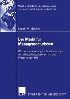 Der Markt für Managementwissen - Möslein, Kathrin M.