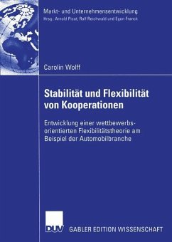 Stabilität und Flexibilität von Kooperationen - Wolff, Carolin