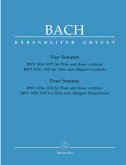 Vier Sonaten für Flöte und obligates Cembalo e-Moll, E-Dur, h-Moll, A-Dur (BWV 1030, 1032, 1034, 1035), authentische Son