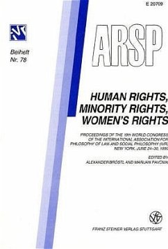 Human Rights, Minority Rights, Women's Rights - Bröstl, Alexander / Pavcnik, Marijan (Hgg.)