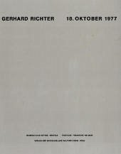 Gerhard Richter, 18. Oktober 1977 - Richter, Gerhard