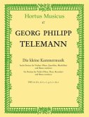 Die kleine Kammermusik, Sechs Partiten für Violine, (Flöte, Oboe, Blockflöte) und Basso continuo, Einzelstimmen