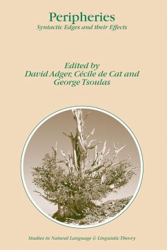 Peripheries - Adger, David / de Cat, C‚cile / Tsoulas, George (Hgg.)