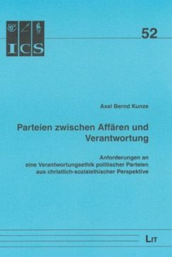 Cover Parteien zwischen Affären und Verantwortung
