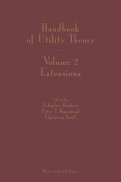 Handbook of Utility Theory - Barbera, Salvador / Hammond, P.J. / Seidl, Christian (Hgg.)