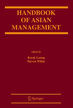Handbook of Asian Management - Kwok Leung / White, Steven (Hgg.)