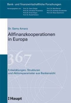 Allfinanzkooperationen in Europa - Amara, Samy