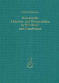 Romanische Literatur- und Fachsprachen in Mittelalter und Renaissance