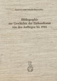 Bibliographie zur Geschichte der Einbandkunst von den Anfängen bis 1985