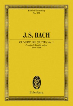 Ouvertüre (Suite) Nr.1 C-Dur BWV 1066, Partitur - Ouvertüre (Suite) Nr. 1