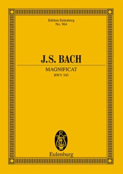 Magnificat D-Dur BWV 243, Partitur - Magnificat D-Dur