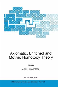 Axiomatic, Enriched and Motivic Homotopy Theory - Greenlees
