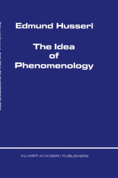 The Idea of Phenomenology - Husserl, Edmund