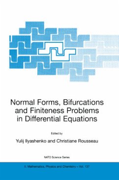 Normal Forms, Bifurcations and Finiteness Problems in Differential Equations - Ilyashenko, Yulij / Rousseau, Christiane. (Hgg.)