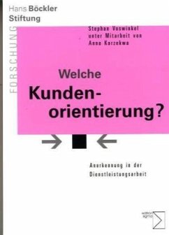 Welche Kundenorientierung? - Voswinkel, Stephan