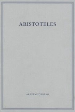 Opuscula V / Aristoteles: Aristoteles Werke BAND 18/V, Tl.5 - Flashar, Hellmut (Hrsg.)