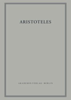 Zoologische Schriften II / Aristoteles: Aristoteles Werke BAND 17/II-III, Tl.2