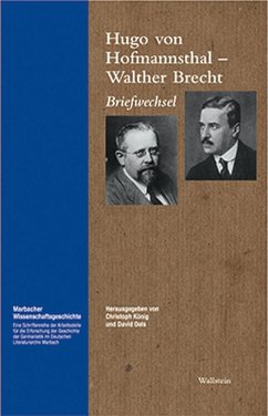 Briefwechsel - Brecht, Walther;Hofmannsthal, Hugo von