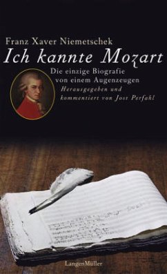 Ich kannte Mozart - Niemetschek, Franz X.