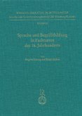 Sprache und Begriffsbildung in Fachtexten des 16. Jahrhunderts