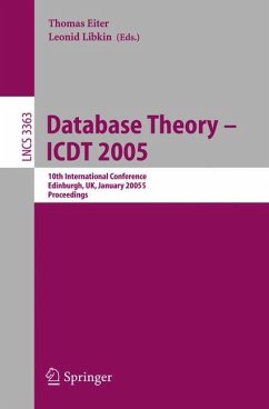 Database Theory - ICDT 2005 - Eiter, Thomas (Volume ed.) / Libkin, Leonid