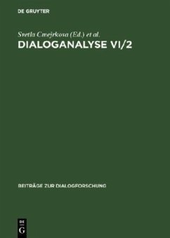 Dialoganalyse. Dialogue Analysis