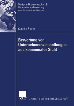 Cover Bewertung von Unternehmensansiedlungen aus kommunaler Sicht