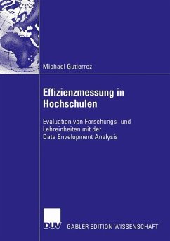 Effizienzmessung in Hochschulen - Gutierrez, Michael