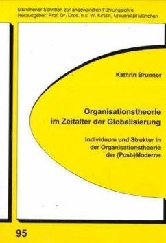Cover Organisationstheorie im Zeitalter der Globalisierung