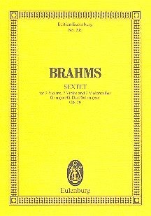Cover Brahms, J: Streichsextett G-Dur
