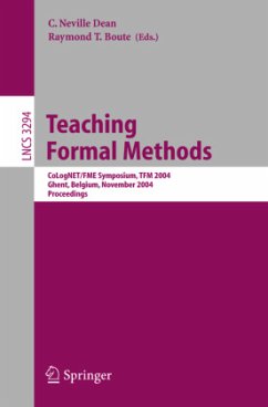 Teaching Formal Methods - Dean, C. Neville / Boute, Raymond T. (eds.)