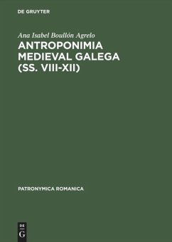 Antroponimia medieval galega (ss. VIII¿XII) - Boullon Agrelo, Ana I.