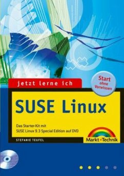 Jetzt lerne ich SuSE Linux, m. CD-ROM - Teufel, Stefanie