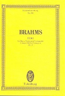 Cover Brahms, J: Klaviertrio H-Dur