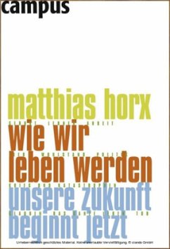 Wie wir leben werden - Horx, Matthias