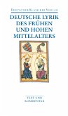 Deutsche Lyrik des frühen und hohen Mittelalters