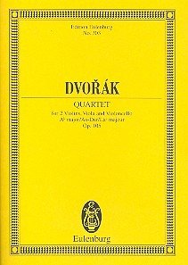 Cover Streichquartett As-Dur op.105 Studienpartitur