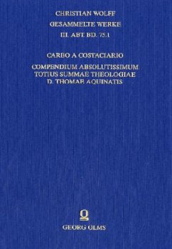 Cover Compendium absolutissimum totius Summae Theologiae D. Thomae Aquinatis, 2 Bde. / Gesammelte Werke, Materialien und Dokumente Abt.3, Bd.75