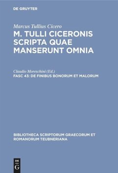 De finibus bonorum et malorum - Cicero