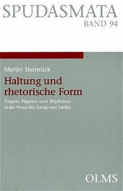 Haltung und rhetorische Form - Steinrück, Martin