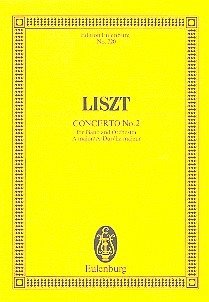 Cover Konzert A-Dur Nr.2 für Klavier und Orchester Studienpartitur
