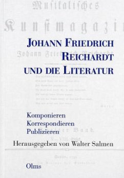 Johann Friedrich Reichardt und die Literatur - Salmen, Walter (Hrsg.)