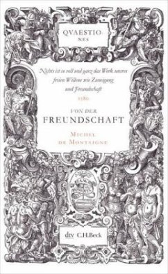 Von der Freundschaft - Montaigne, Michel de