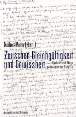 Cover Zwischen Gleichgültigkeit und Gewissheit